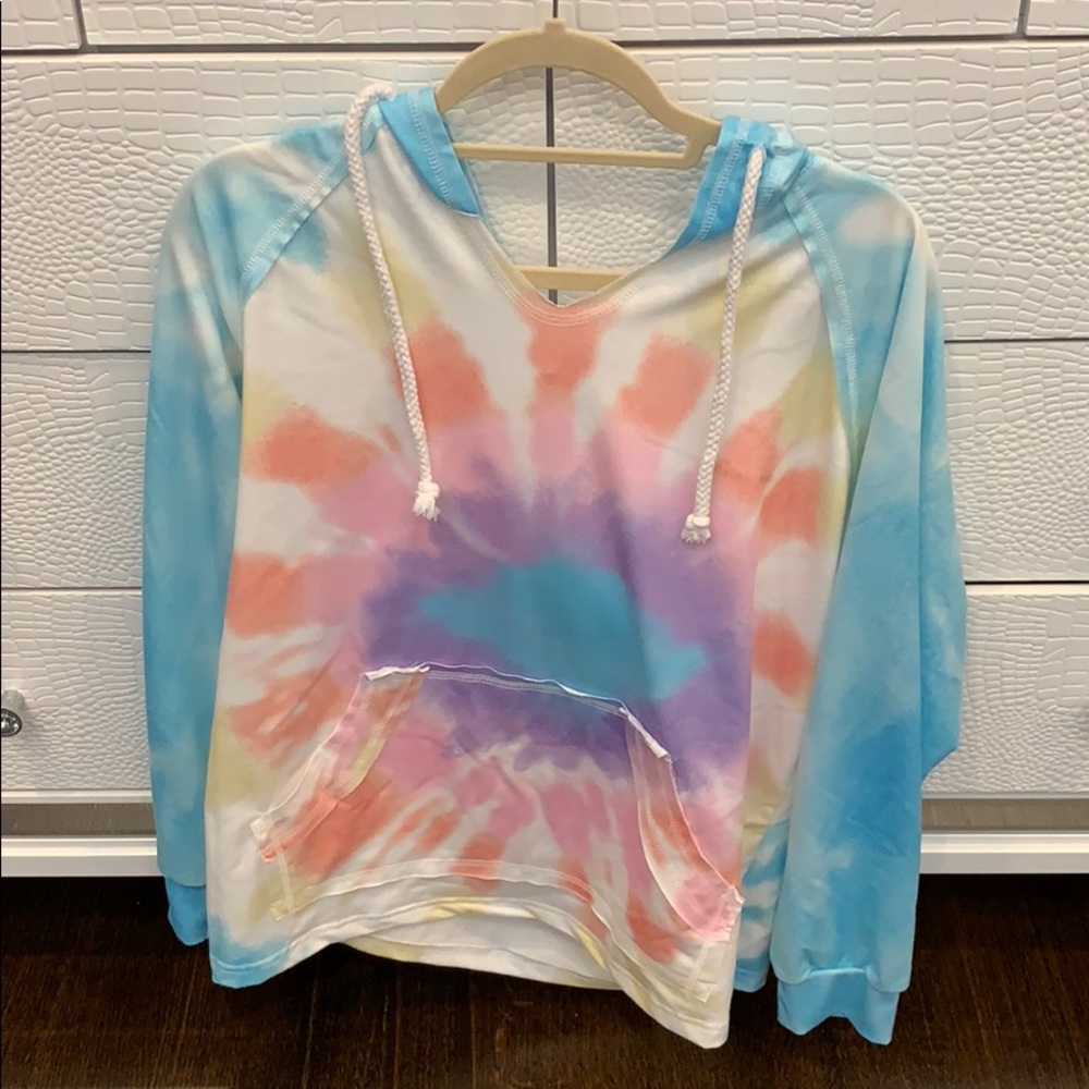 TIE DYE hoodie sweatshirt!!